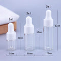 Dropper Bottles Scale Reagent Eye Drop Amber Glass Aromatherapy