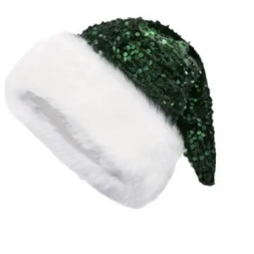 Sequined Christmas Hats Party Headwear Photo Props Adults Children