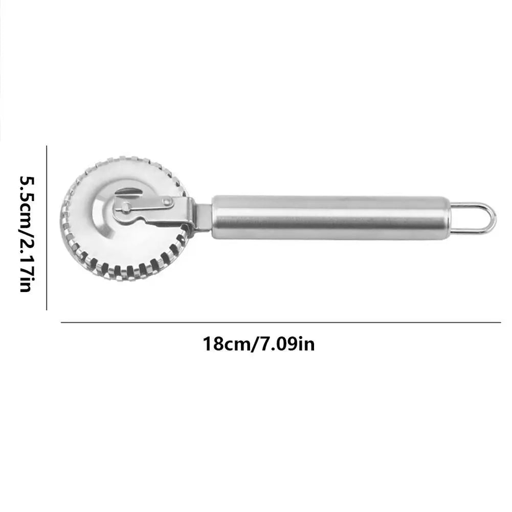 Stainless Steel Ravioli Cutter & Pastry Crimping Wheel