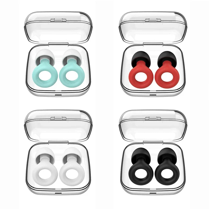 Silicone Noise-Reducing Earplugs – Sleep, Swimming & Surfing