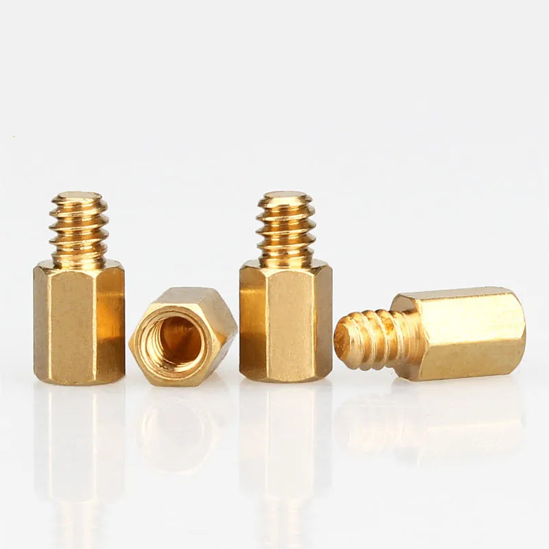 6 32X6+ 32X6 5+ Hex Brass Standoff Spacer Pillar Motherboard