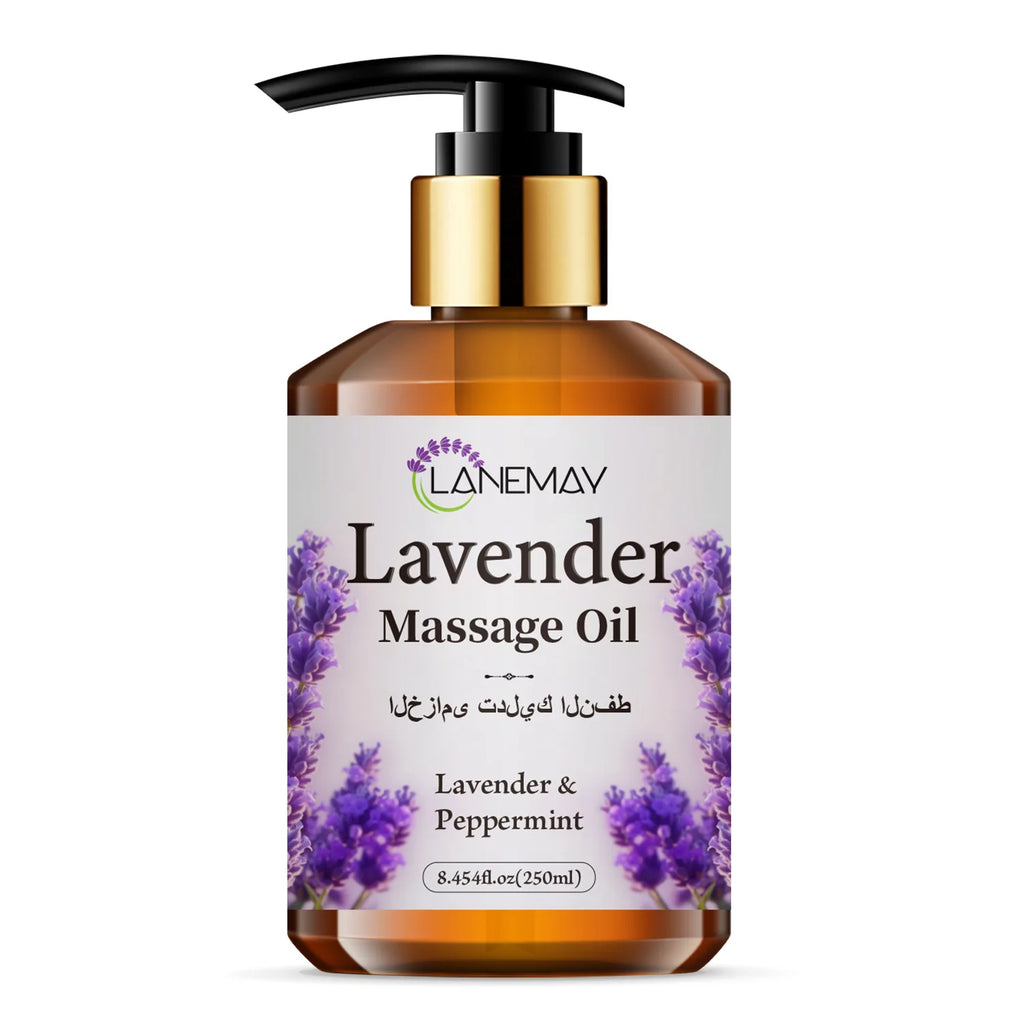 Lavender Massage Oil – Moisturizing & Calming Body Oil 250ml