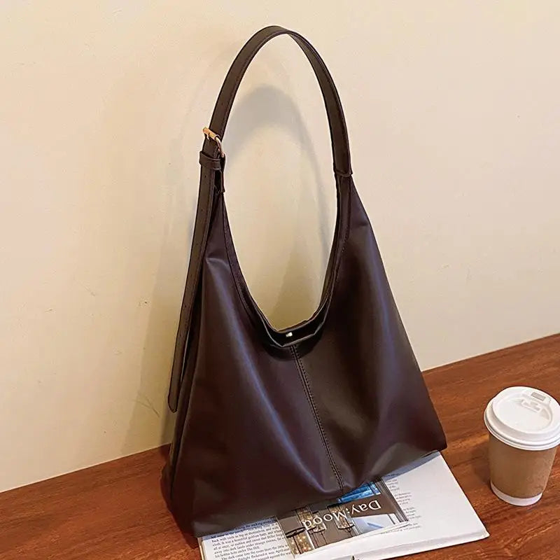 PU Leather Women's Hobo Shoulder Tote Bag | 5 Colours