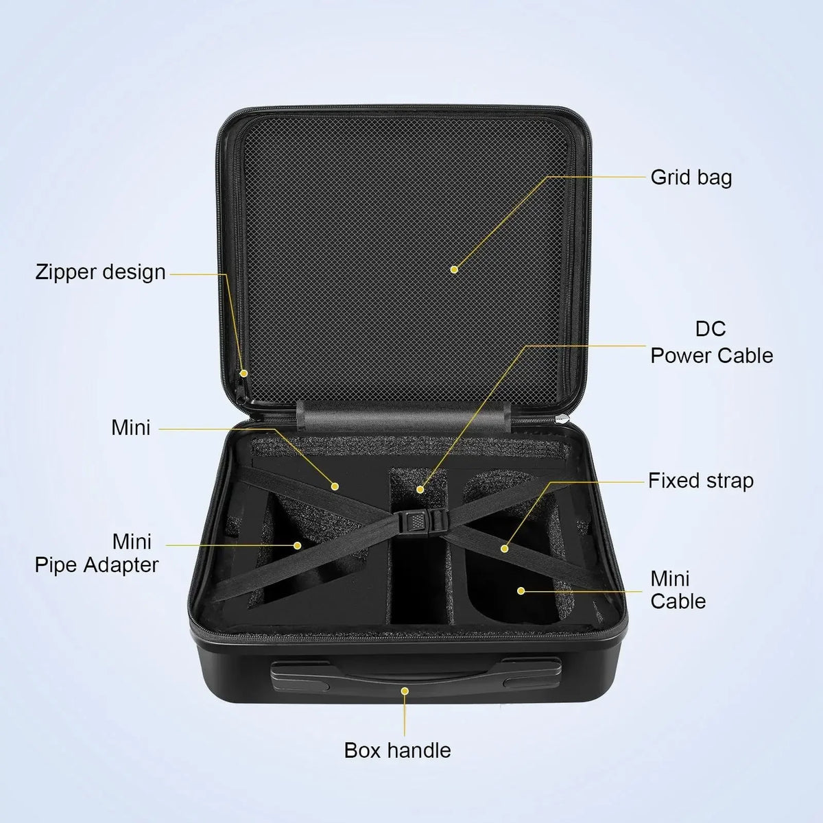 Hard Protective Carrying Case Starlink Mini Waterproof Luggage