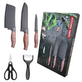 5-Piece Non-Stick Kitchen Knife Set | Stainless Steel Blades
