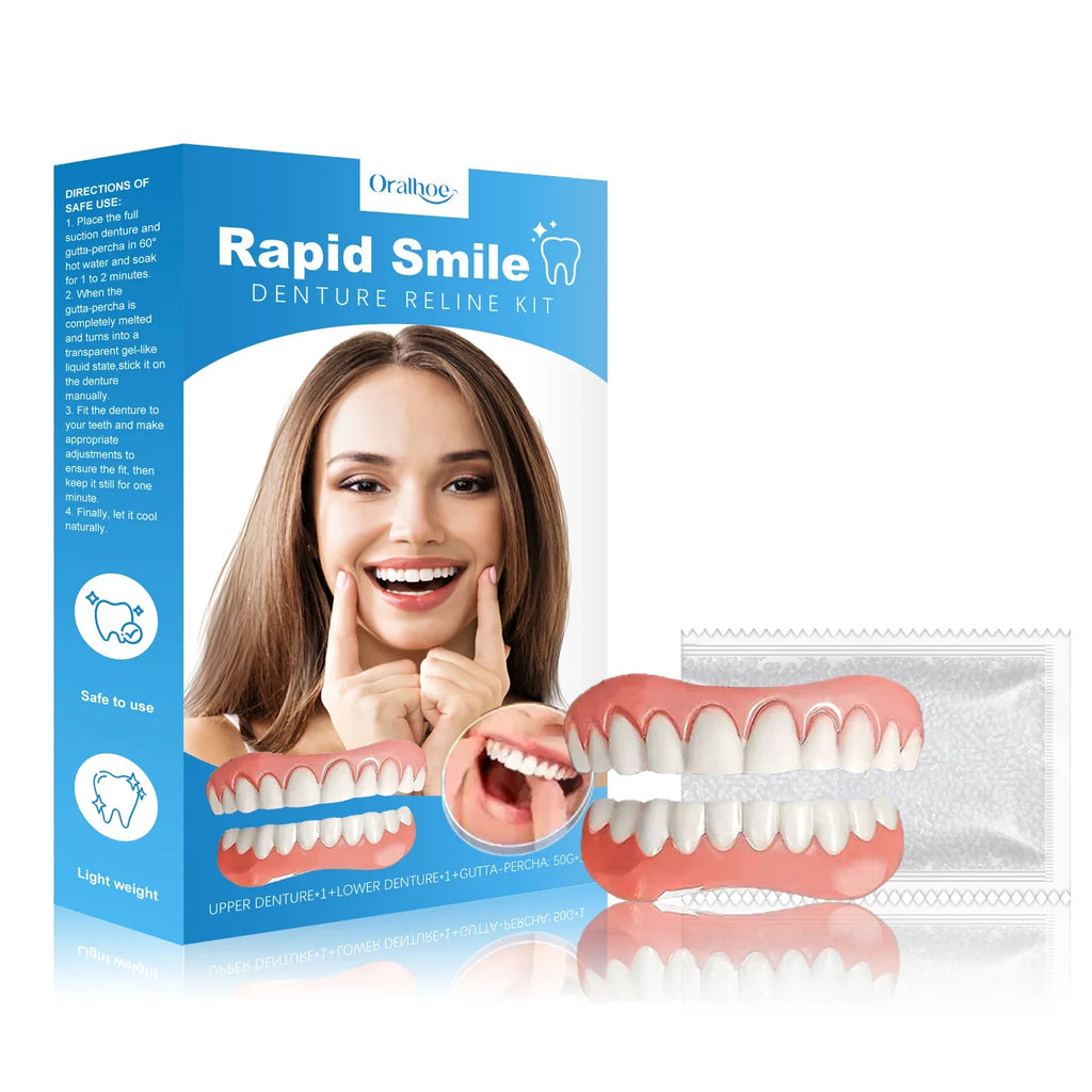 Cosmetic Tooth Veneer Kit – Snap-On Smile Enhancer Set