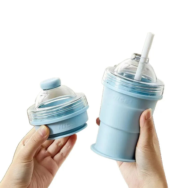 Portable Folding Hockey Puck Ice Cup Creative Food-grade Silicone