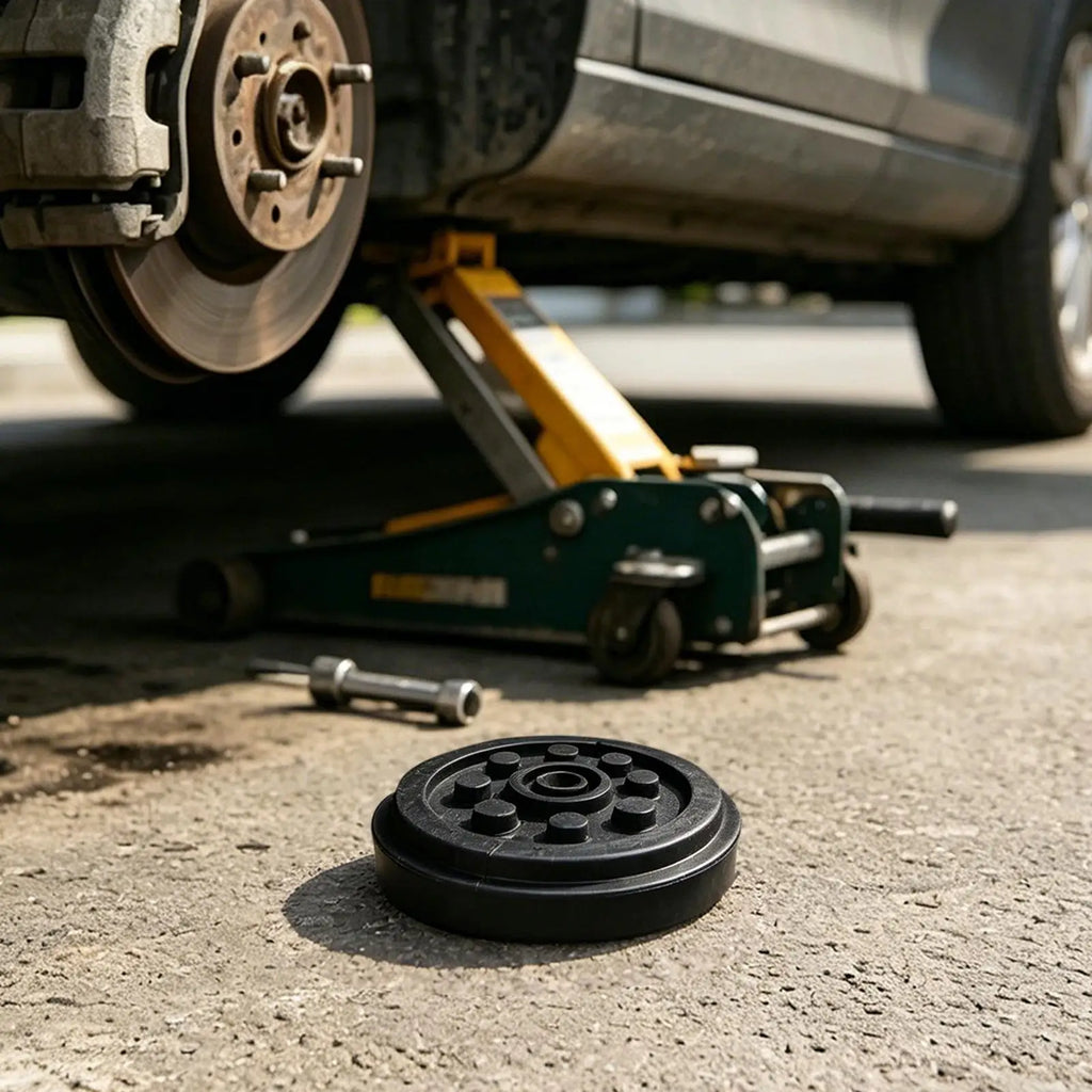 Anti-Slip Rubber Car Jack Pad for SUVs, Sedans & Pickups