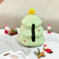 Creative Ceramic Tissue Box Christmas Tree Festive Atmosphere Napkin