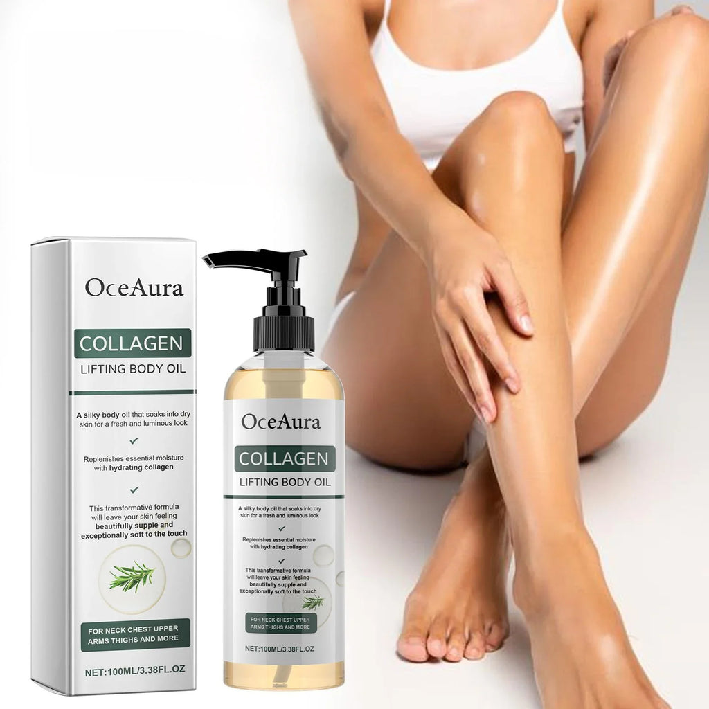 OceAura Collagen Body Oil | Moisturizing Lifting Dry Skin Oil