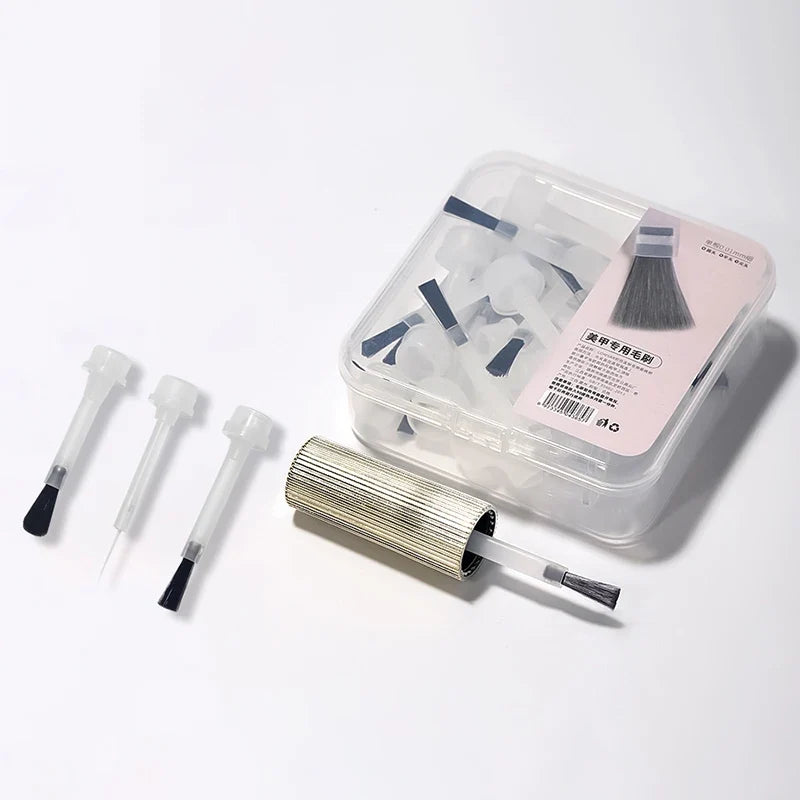 Gel Nail Polish Replacement Brushes – 20pc Manicure Set