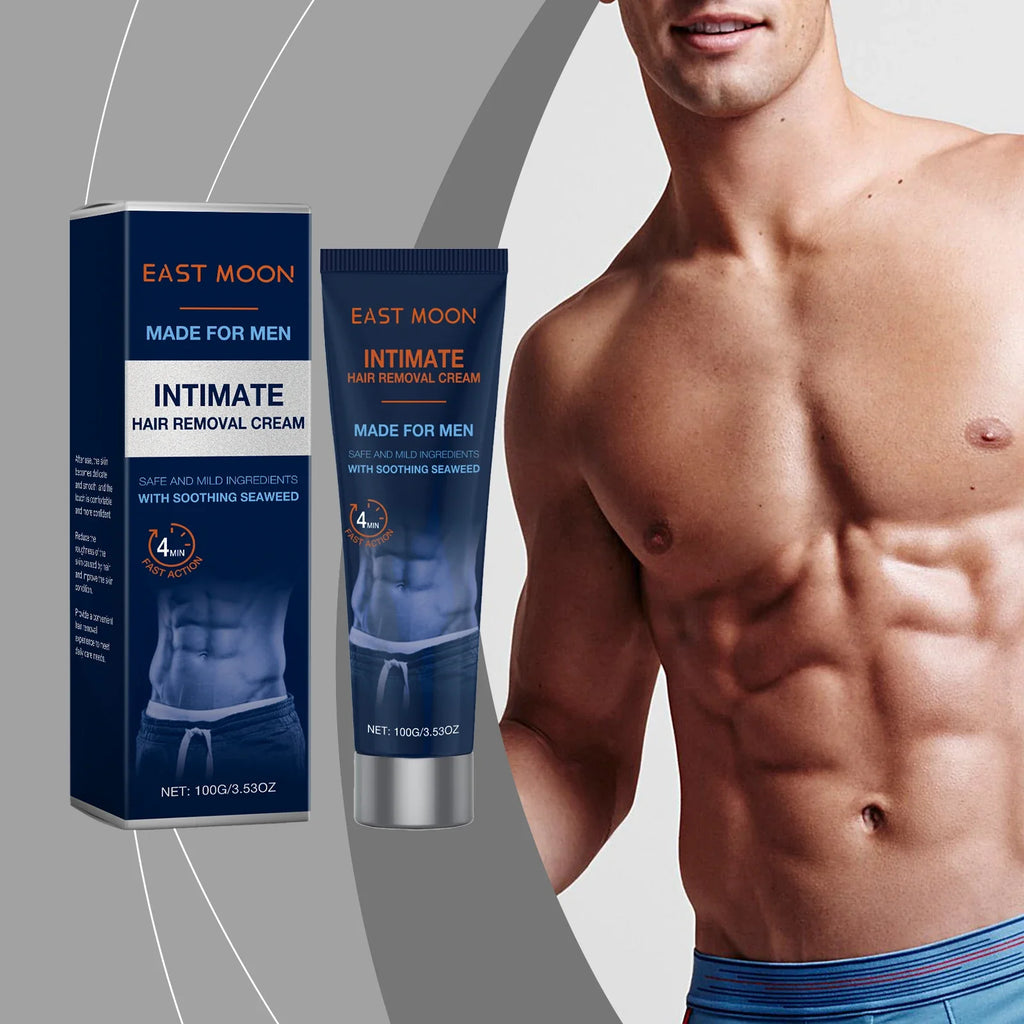East Moon Men's Hair Removal Cream – Full Body Depilatory 100g