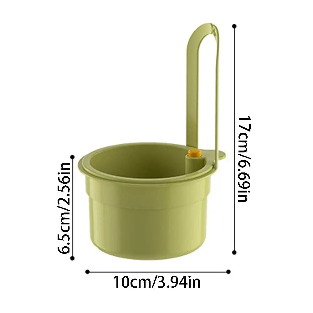 Sink Hanging Strainer Basket – Push-Button Drain & Easy Empty