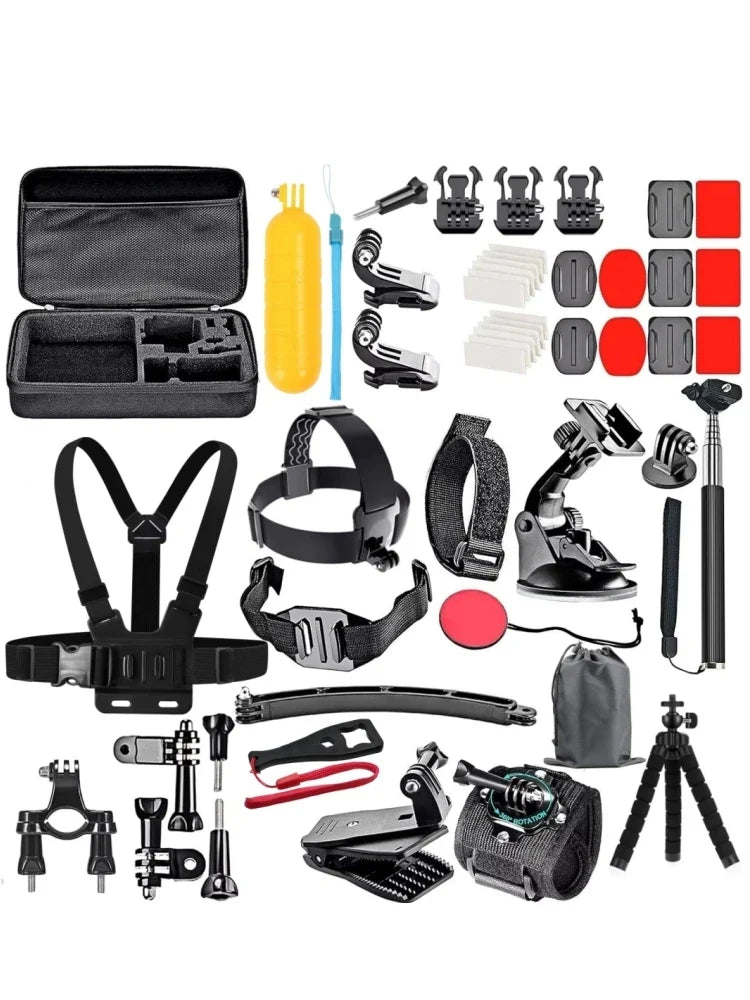 50-in-1 Action Camera Accessory Kit for GoPro, DJI & Insta360