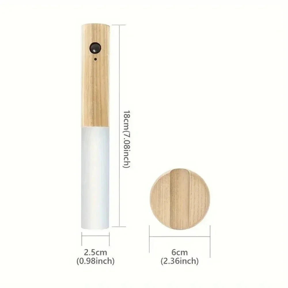 Motion Sensor LED Night Light – Rechargeable Magnetic Wall Lamp