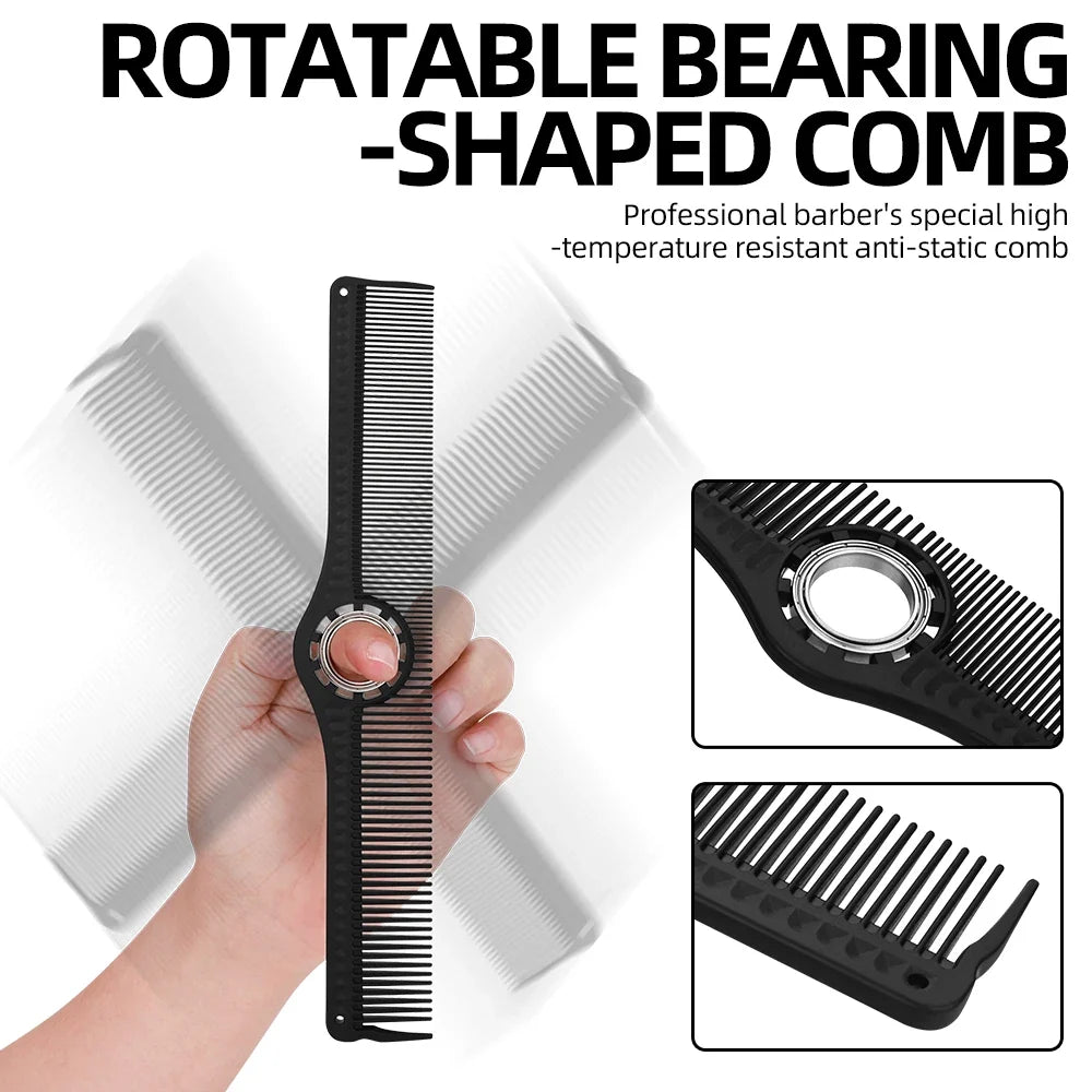 Professional Hair Cutting & Detangling Comb Set | Salon