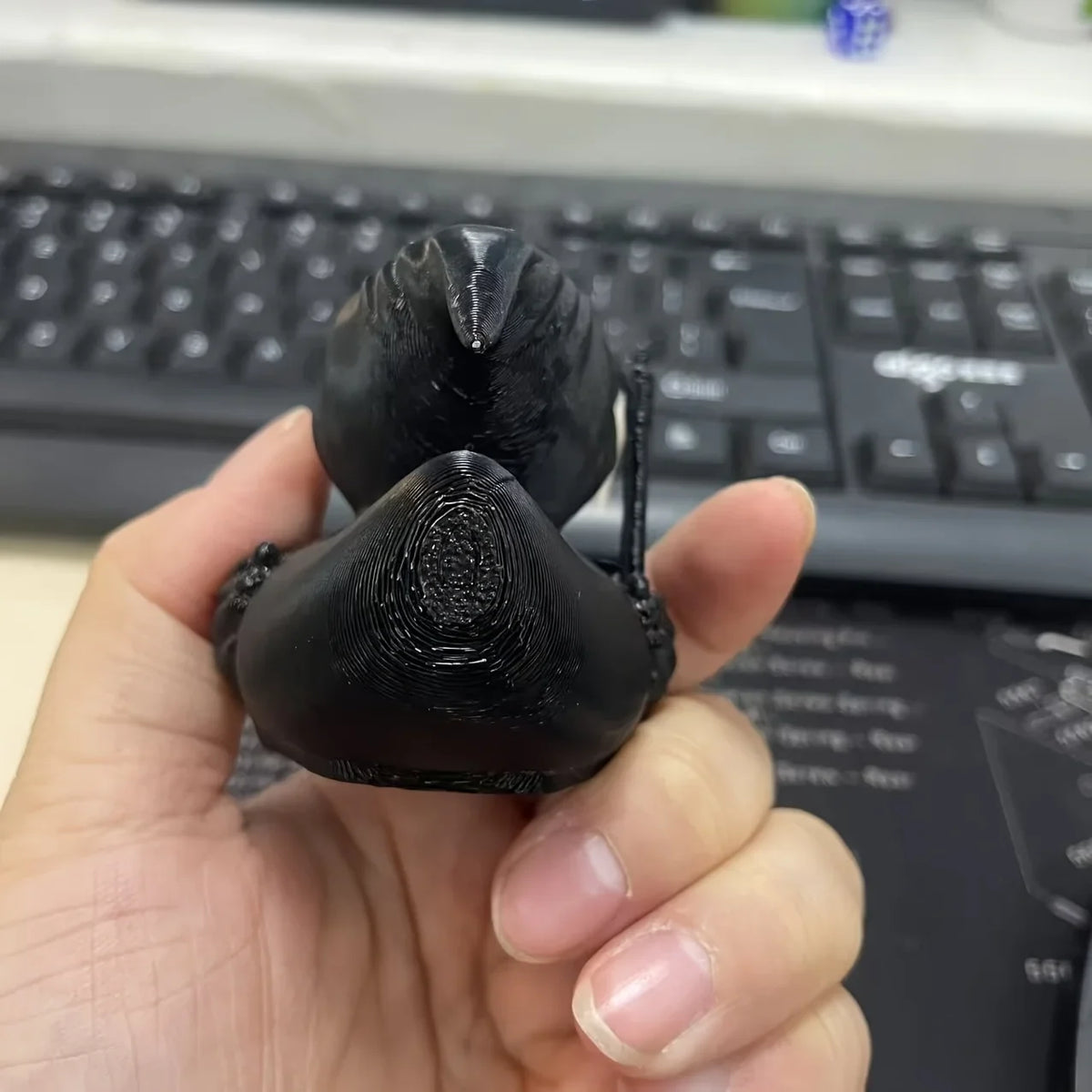 Grim Reaper Duck 3D Printed Scary Death Statue Suitable Home