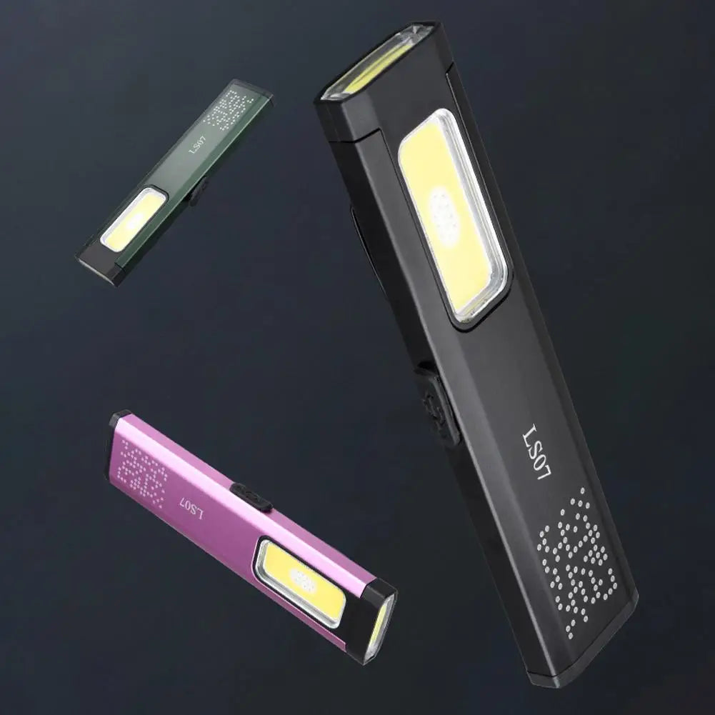 Mini Magnetic LED Pocket Flashlight – 800LM, 6 Modes, USB-C