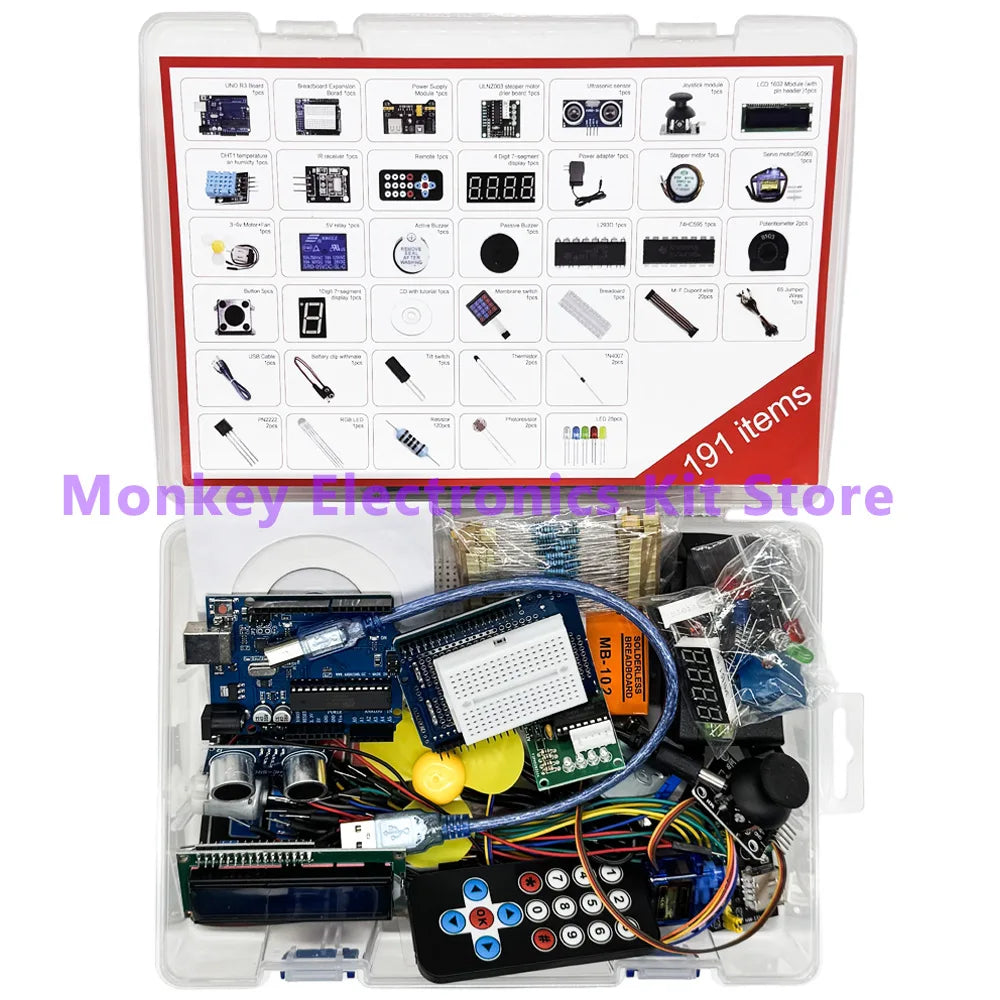 ATmega328P UNO R3 Ultimate Starter Kit – DIY Electronics Learning