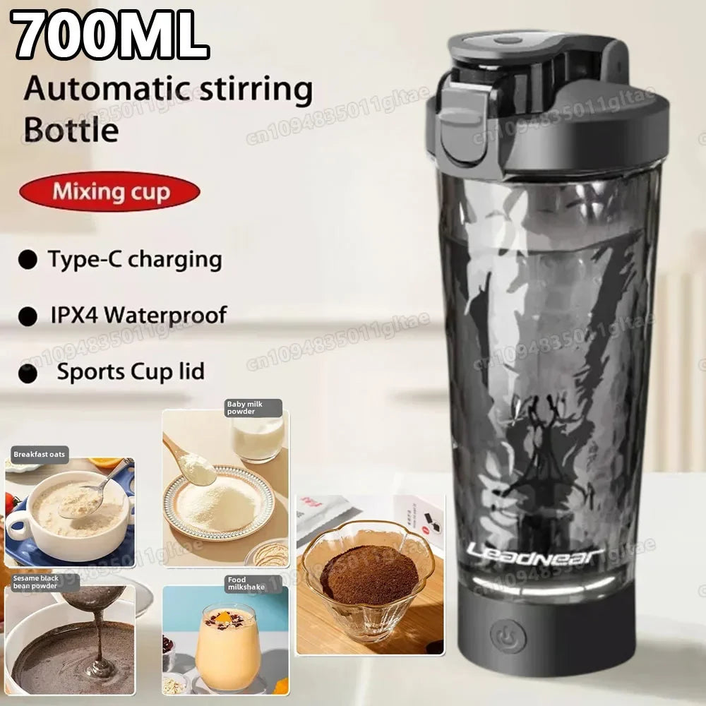 Electric Protein Powder Mixing Cup Automatic Shaker Bottle Mixer