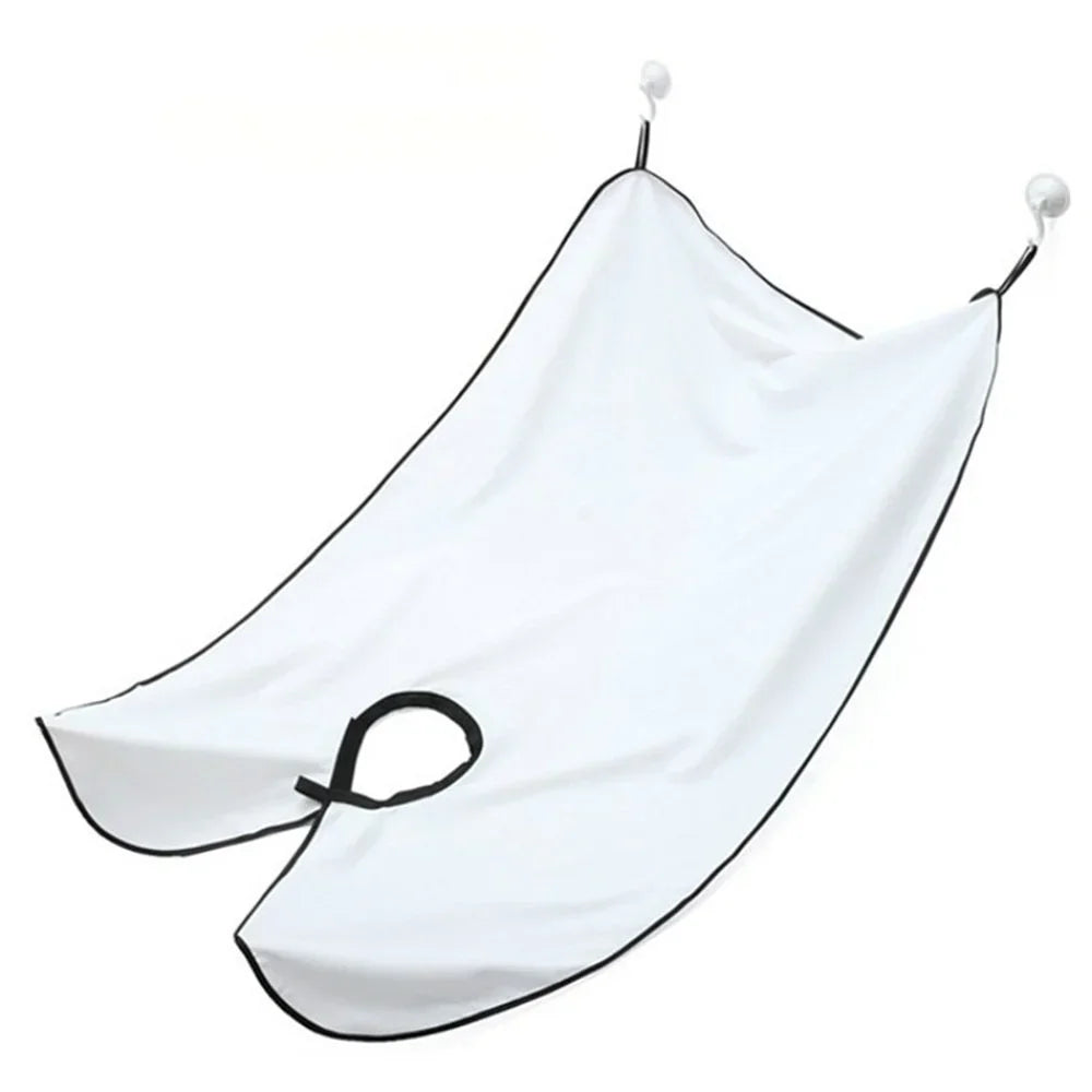 Men's Beard Shaving Apron – Mirror Suction Haircut Cape