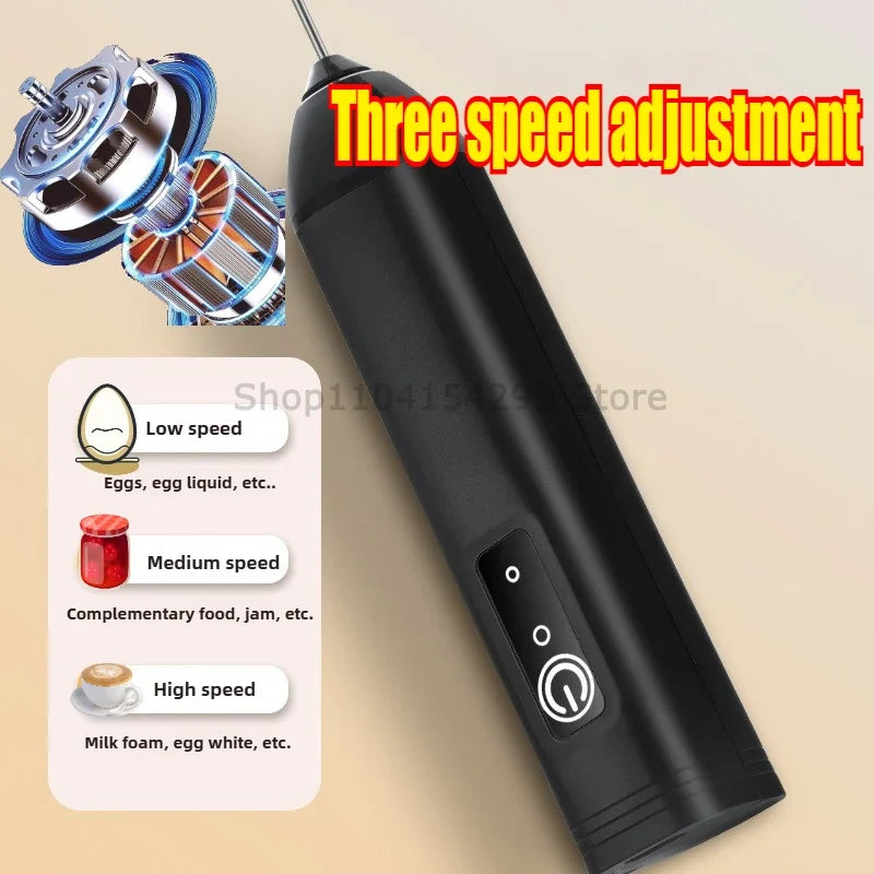Handheld Electric Milk Frother & Egg Beater | Mini Portable