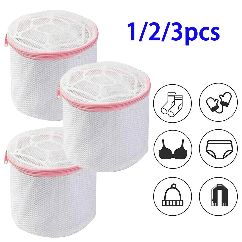 Zippered Mesh Laundry Bags for Bra & Lingerie – 1/2/3 Pack