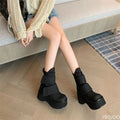 Women's Thick Sole Height Increasing Mid-Calf Boots