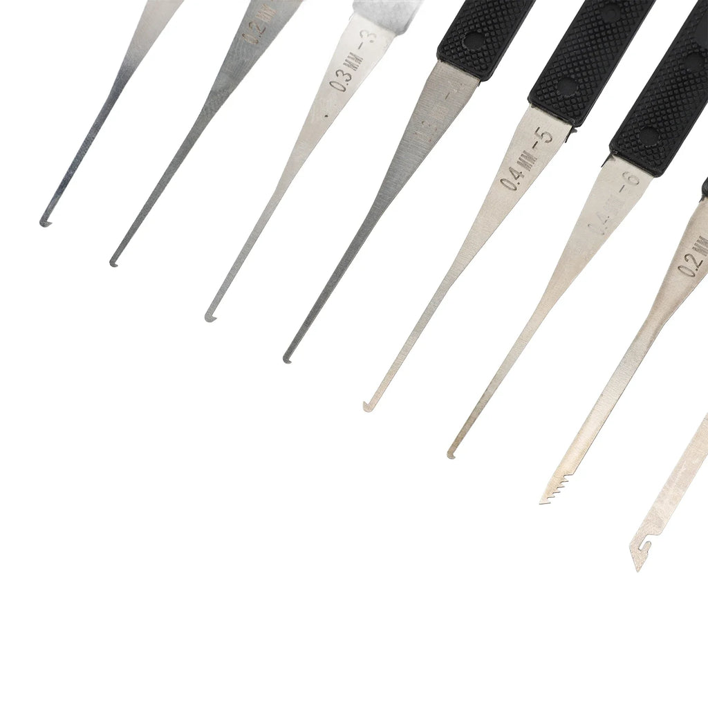 12-Pc Broken Key Extractor Set | Spring Steel Lock Tool Kit