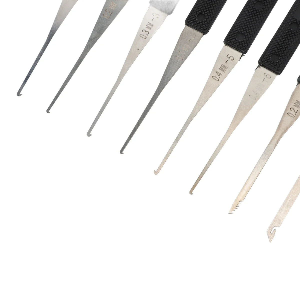 12-Pc Broken Key Extractor Set | Spring Steel Lock Tool Kit