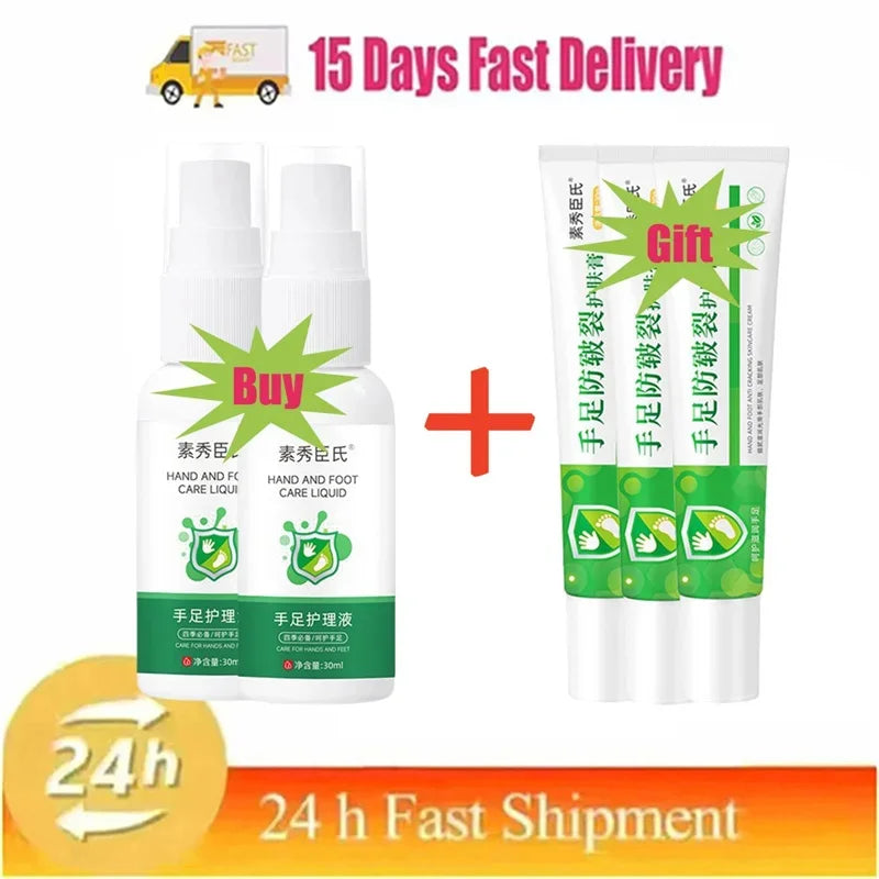 LAIKOU Herbal Foot Cream Spray – Soften & Moisturize Heels