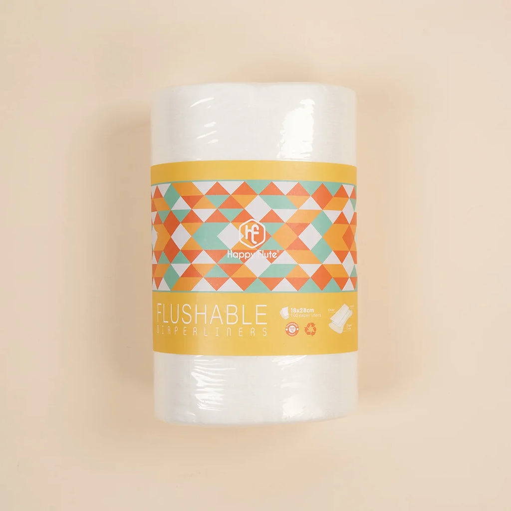 Bamboo Biodegradable Flushable Diaper Liners – 100 Pack