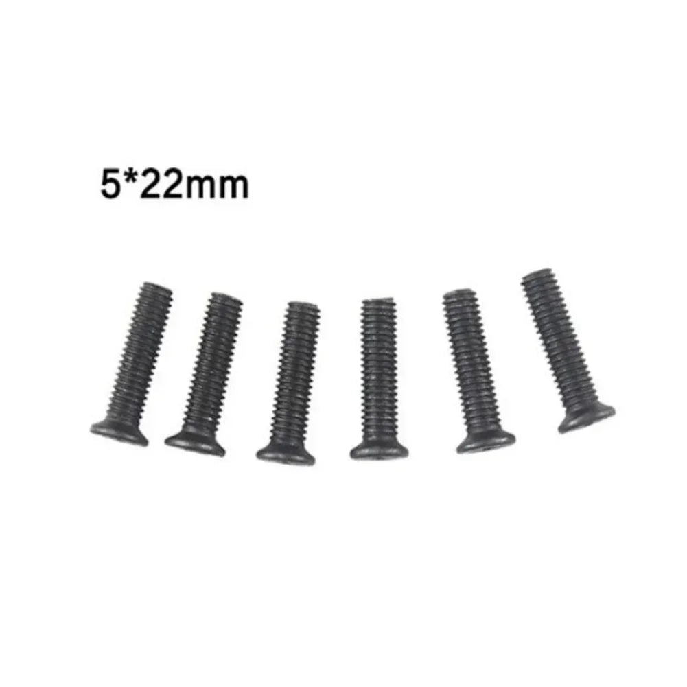 M5/M6 Left Hand Thread Drill Chuck Fixing Screws – 6 Pack