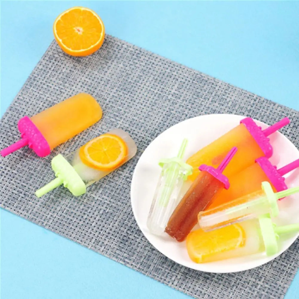 DIY Ice Cream Molds – 6-Cavity Reusable Popsicle Maker Tray