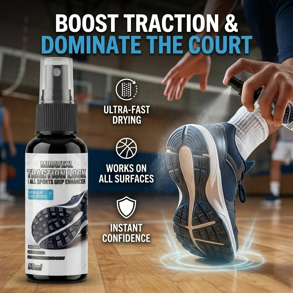 Miravexl Shoe Grip Spray 50ml – Anti-Slip Court Traction