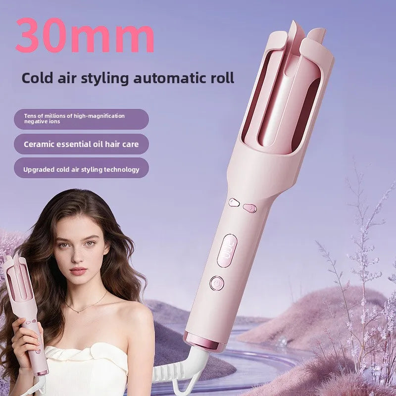 30mm Auto Curling Iron – Negative Ion, Red Light & Cold Air