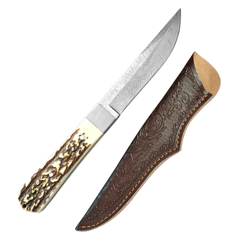 InLeung Damascus Kitchen Cleaver – Hand Forged Stainless Steel