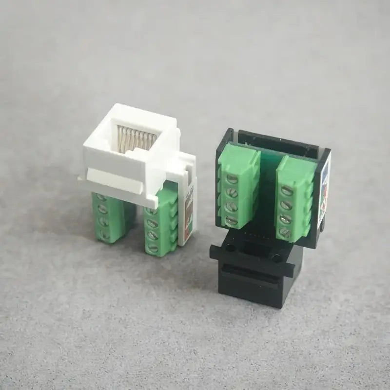 RJ45 CAT6 Shielded Panel Mount Network Socket Module | 1–2 Pack