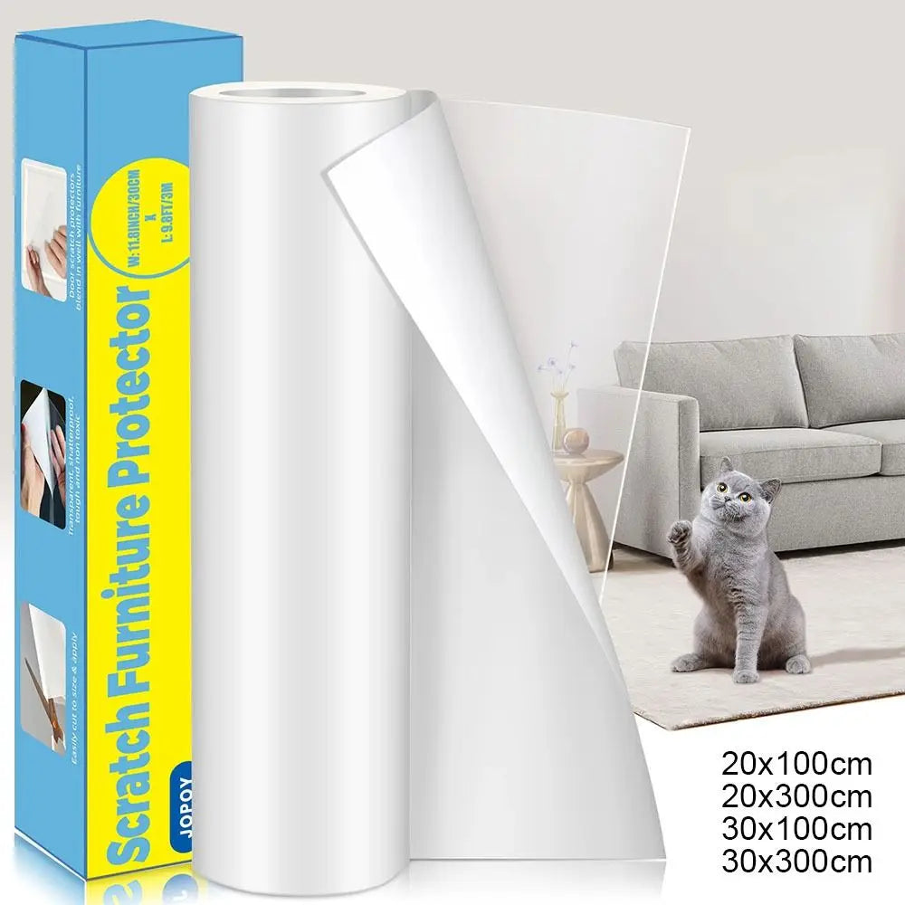 Cat Scratch Deterrent Tape – Clear PVC Furniture Protector