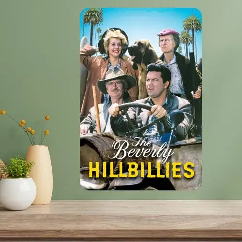 Beverly Hillbillies Metal Poster Sign – Retro TV Wall Decor