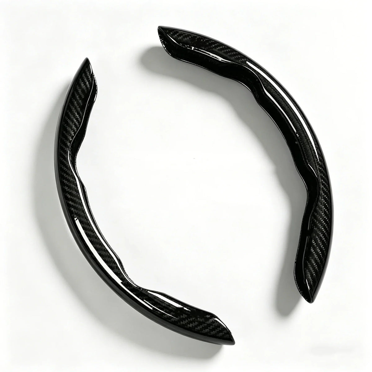 Carbon Fiber Steering Wheel Cover – Anti-Slip Clip-On Universal