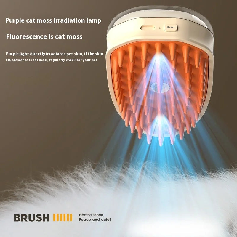 Multifunctional Pet Spray Massage Brush Cats Dogs Anti Flyaway