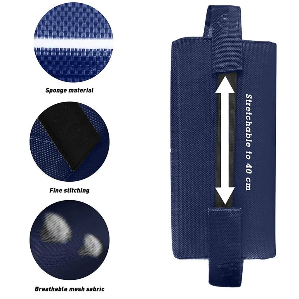 Pool Lounge Chair Headrest Pillow with Adjustable Strap