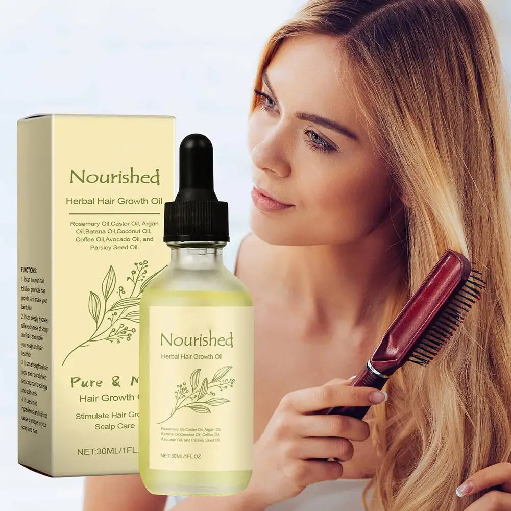 Batana Rosemary Mint Scalp Hair Strengthening Oil Biotin Essential