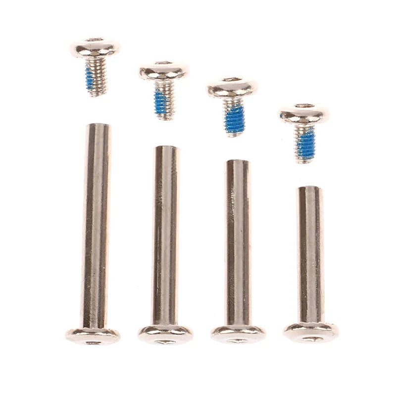 Stainless Steel Luggage Wheel Bolts & Rivets – 4-Set 6×30–45mm