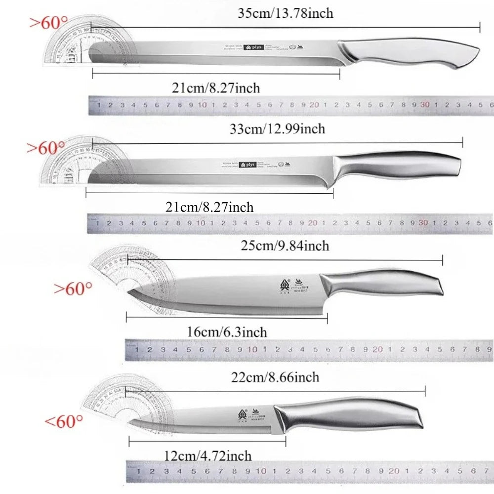 PLYS All-Steel Watermelon Knife – Sharp 21cm Fruit Cleaver