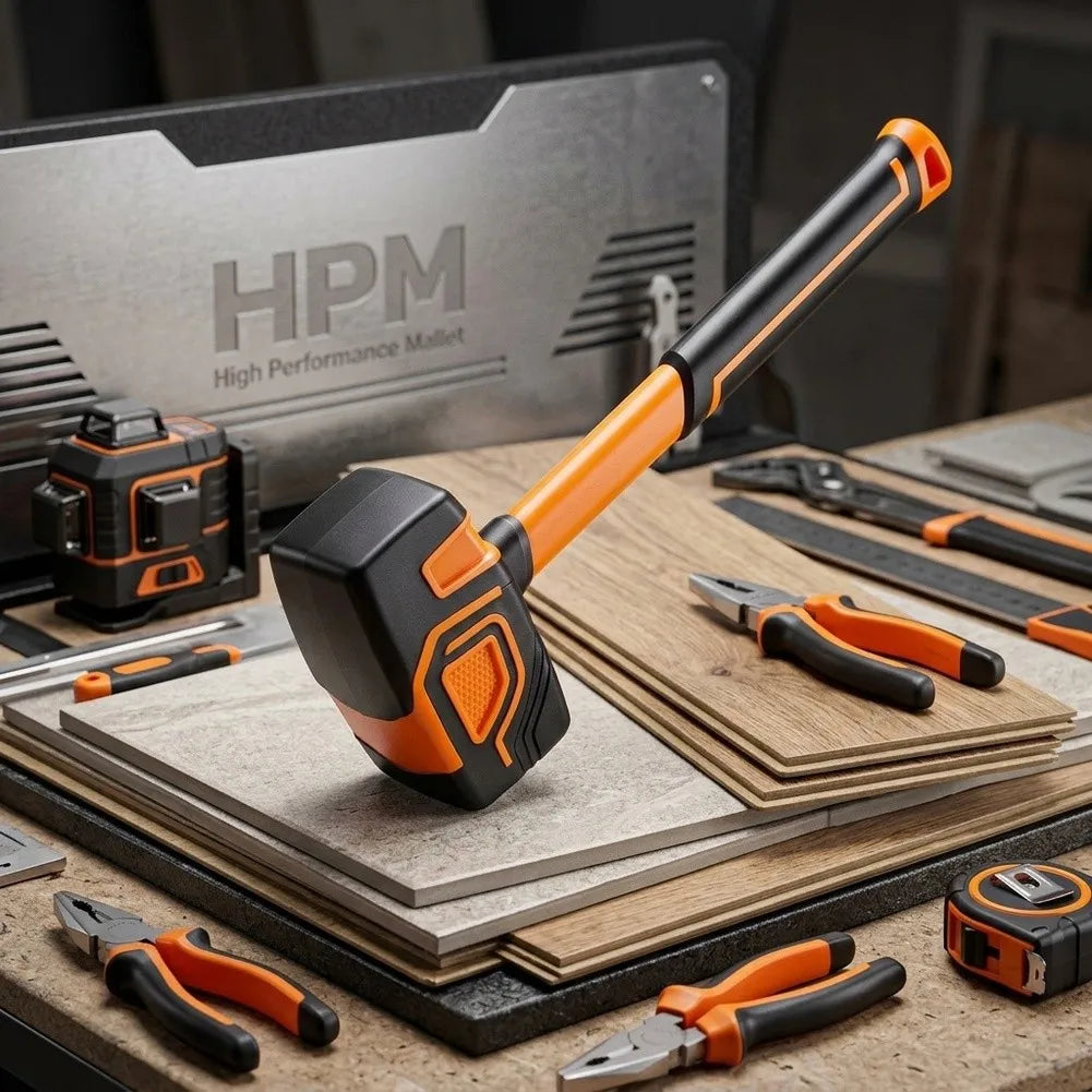 Rubber Mallet Hammer – Shock-Absorbing Handle | DIY & Construction