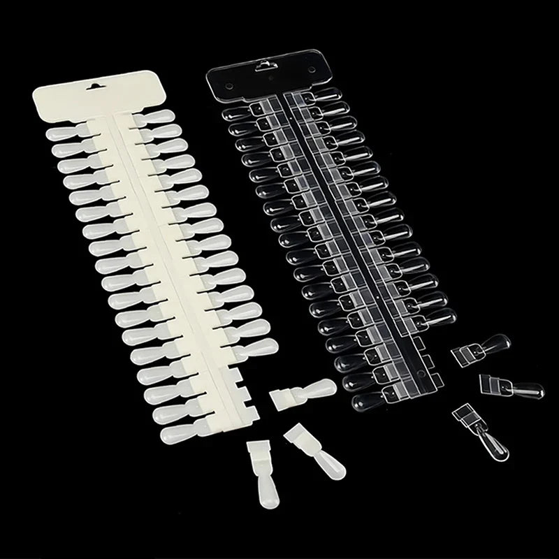 36-Pc Nail Art Display Tips Rack | Teardrop Gel Polish