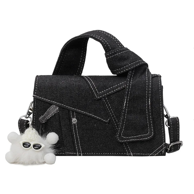 Boho Chic Mini Square Bag for Women | Compact Everyday Handbag