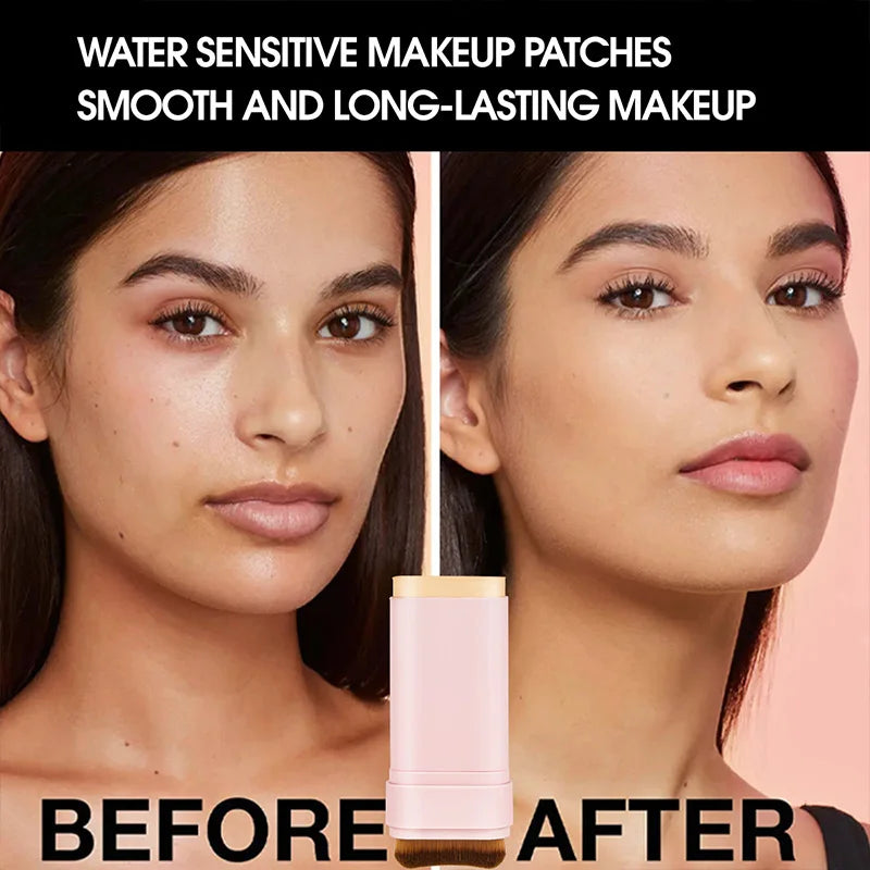 Concealing Foundation Stick 5 Shades Built-in Brush Brighten
